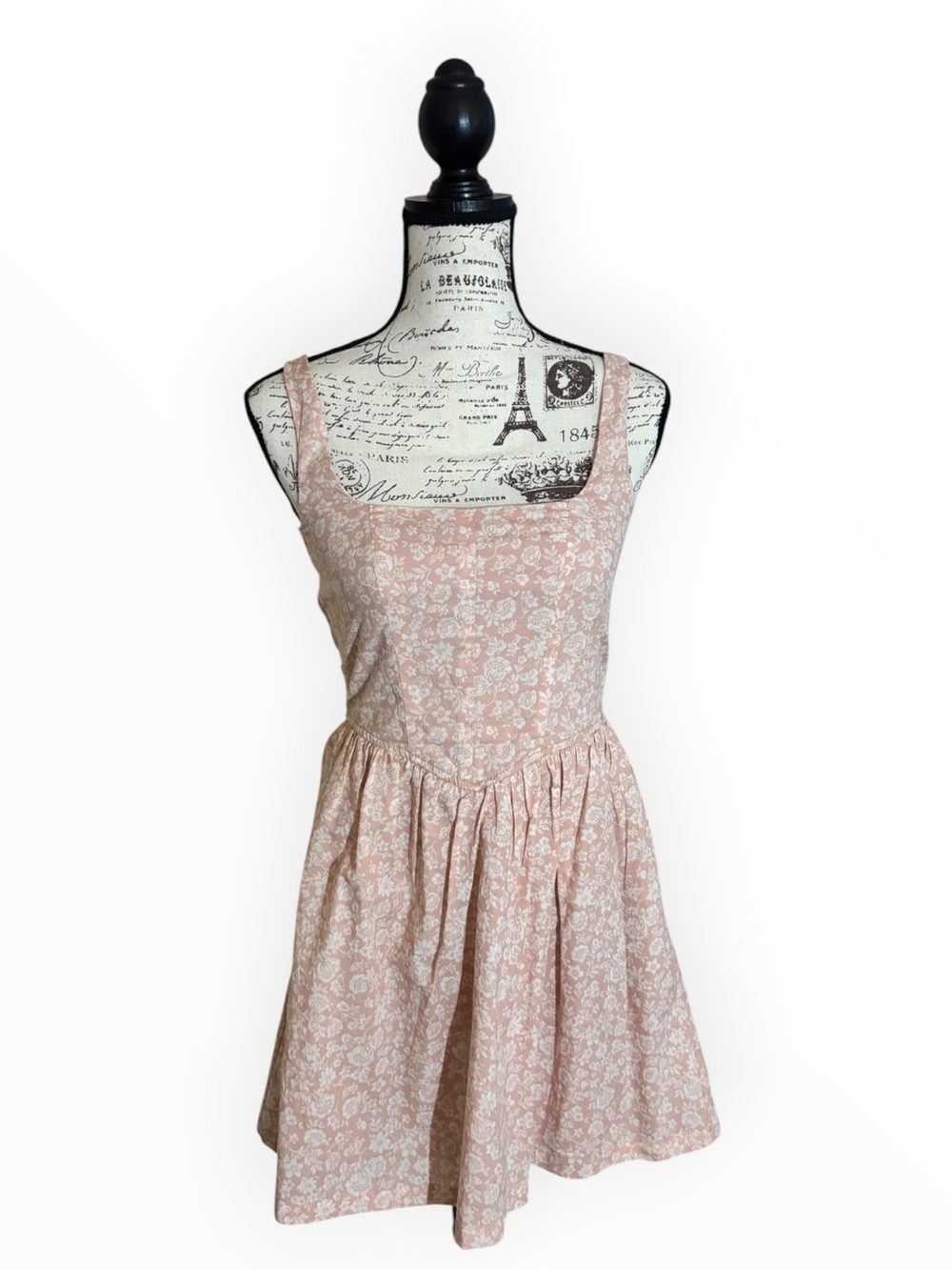 Trixxi Blush Pink Floral Mini Dress | Size Small
